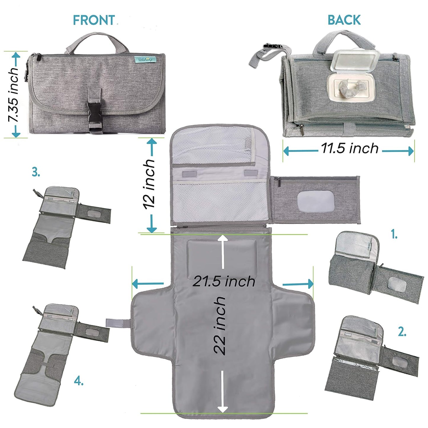 Portable Baby Changing Pad